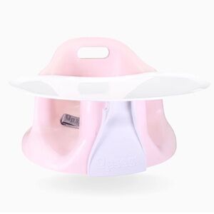 Upseat Baby Floor & Booster Seat with Tray Pink